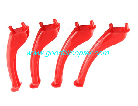 SYMA-X5HC-X5HW Quad Copter parts Undercarriage landing skid (red color) - Click Image to Close